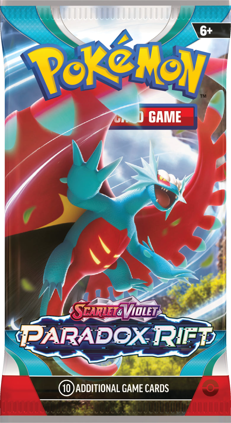 how many packs in paradox rift booster box Opening 100x Pokmon Each pack contains 10 additional game cards New Ancient and Future Pokmon and type Pokmon TCG: Scarlet & Violet-Paradox