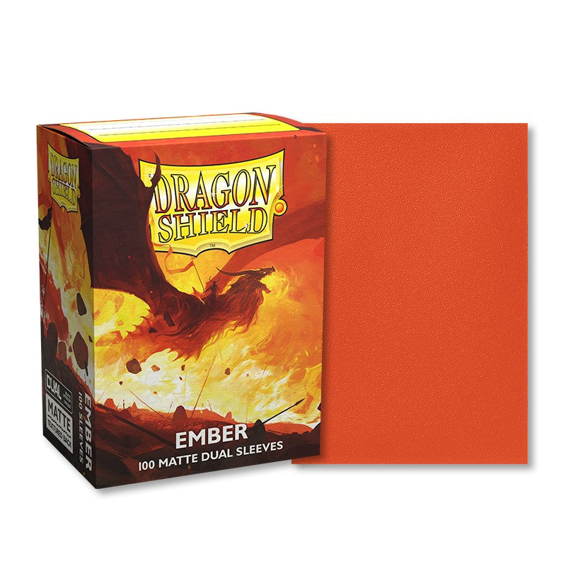 Ember - Dual Matte Card Sleeves (Dragon Shield)  MinMaxGames