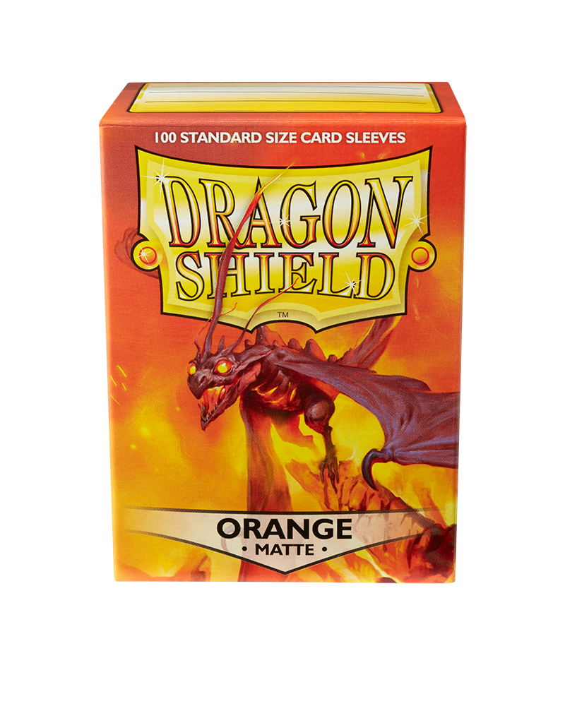 Dragon Shield - Orange - Matte Sleeves