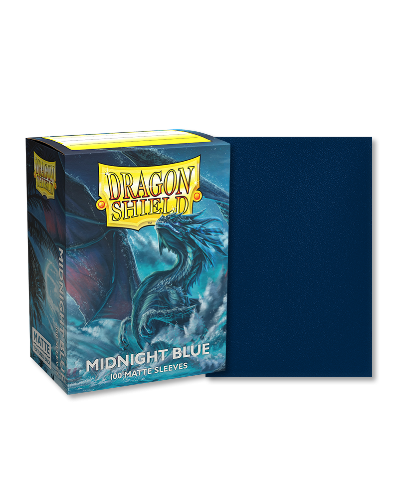 Midnight Blue - Matte Card Sleeves (Dragon Shield) MinMaxGames Midnight Blue - Matte Card Sleeves (Dragon Shield) MinMaxGames