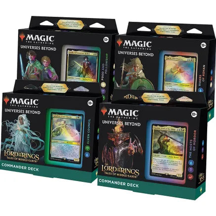 Commander Decks [Set of 4] - Commander: The Lord of the Rings: Tales of Middle-earth (Magic: The Gathering)