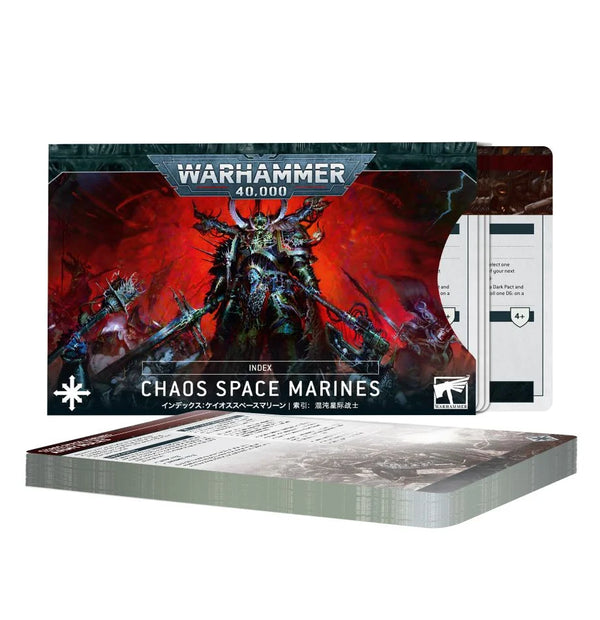 Index Cards: Chaos Space Marines (Warhammer 40,000 - Games Workshop)