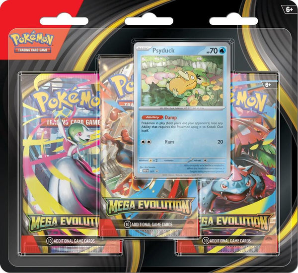 Mega Evolution 3 Pack Blister (Pokemon)