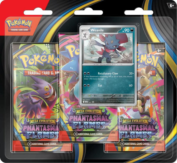Phantasmal Flames 3 Pack Blister (Pokemon)