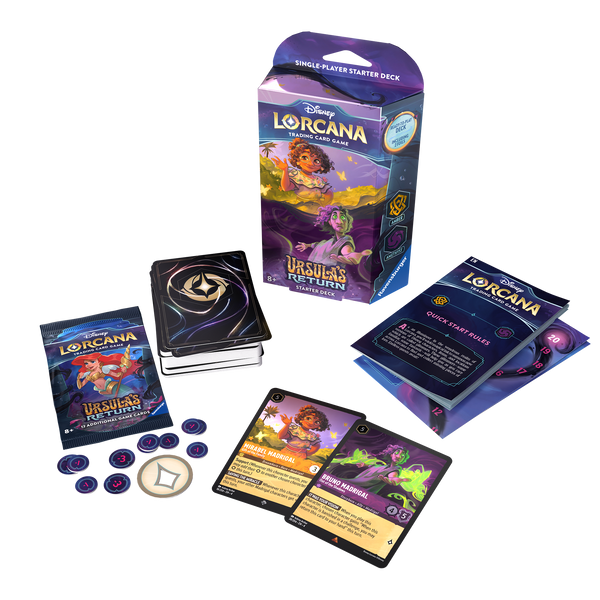 Disney Lorcana: Ursula's Return Starter Deck (Amber & Amethyst) - Ursula's Return