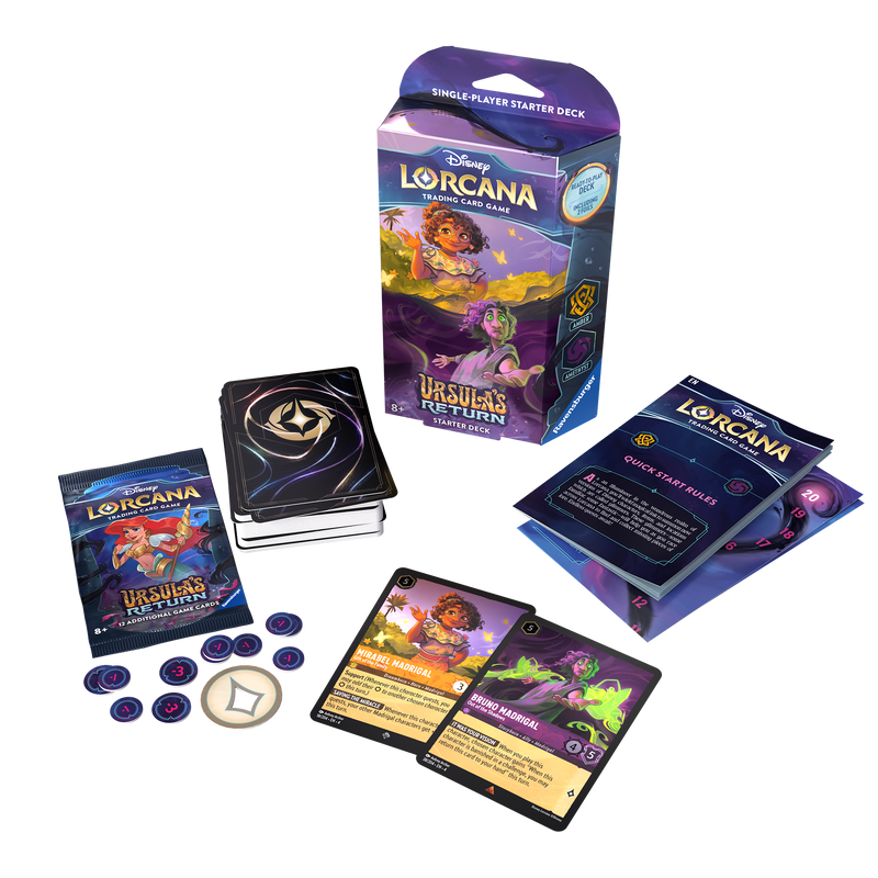 Disney Lorcana: Ursula's Return Starter Deck (Amber & Amethyst) - Ursula's Return