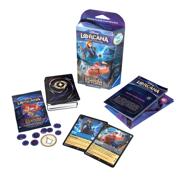 Disney Lorcana: Ursula's Return Starter Deck (Sapphire & Steel) - Ursula's Return