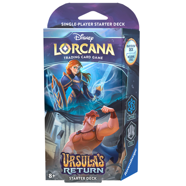 Disney Lorcana: Ursula's Return Starter Deck (Sapphire & Steel) - Ursula's Return