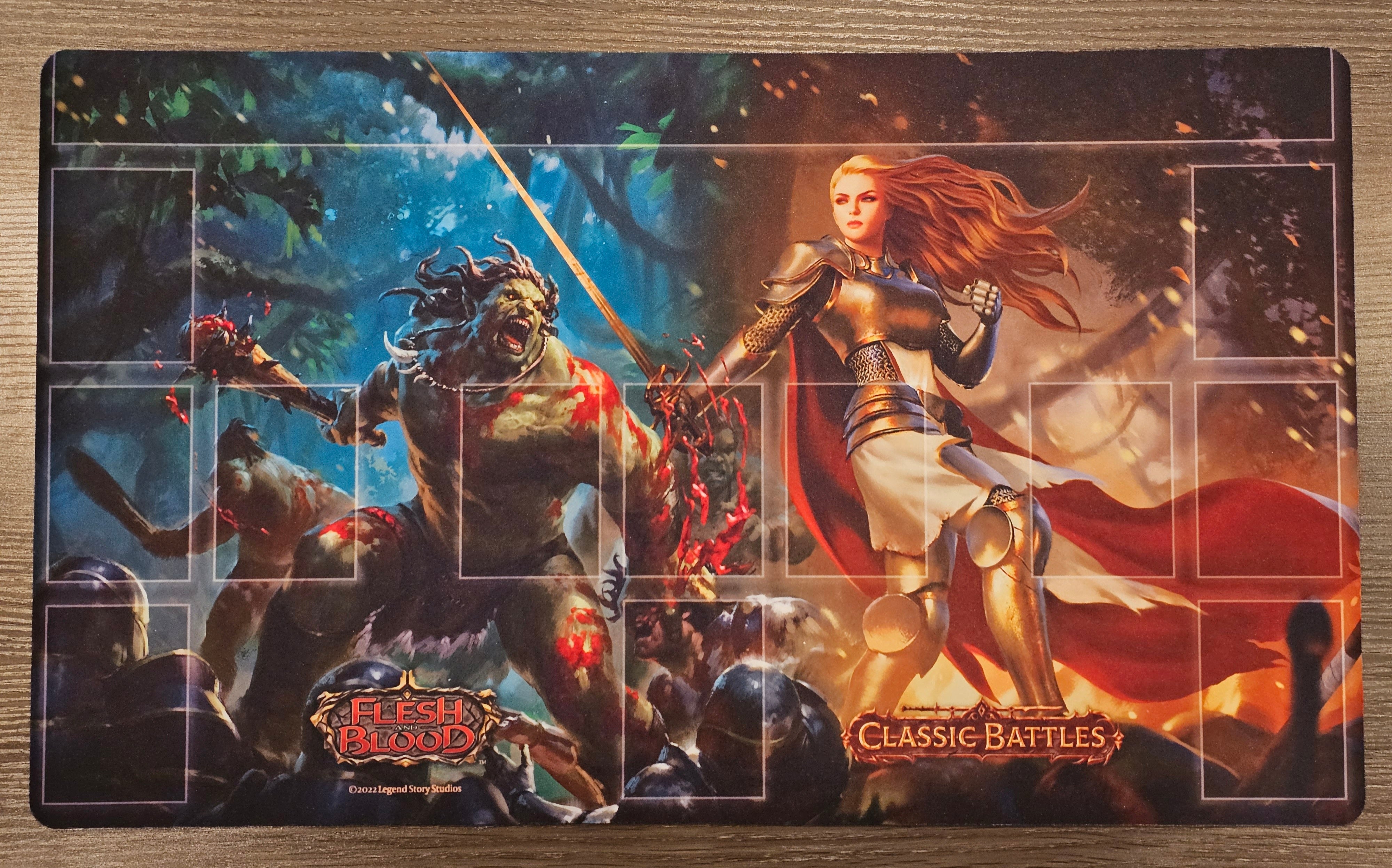 Newcomer Flesh and Blood Playmat With Zones - 24