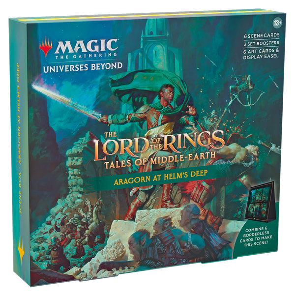 Aragorn at Helm's Deep - Holiday Scene Box, The Lord of the Rings: Tales of Middle-earth (Magic: The Gathering)