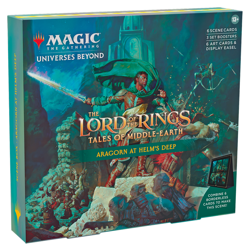 Aragorn at Helm's Deep - Holiday Scene Box, The Lord of the Rings: Tales of Middle-earth (Magic: The Gathering)