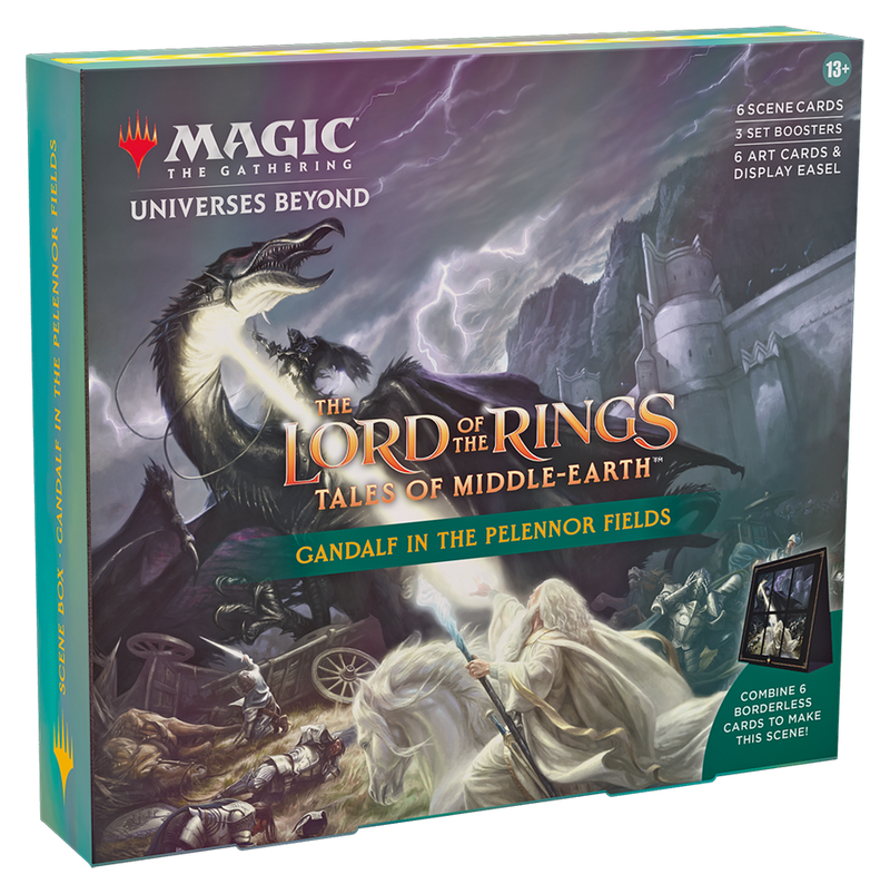 Gandalf in the Pelennor Fields - Holiday Scene Box The Lord of the Rings: Tales of Middle-earth (Magic: The Gathering)