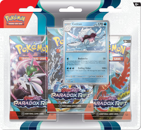 3 Pack Blister - SV04: Paradox Rift (Pokémon)