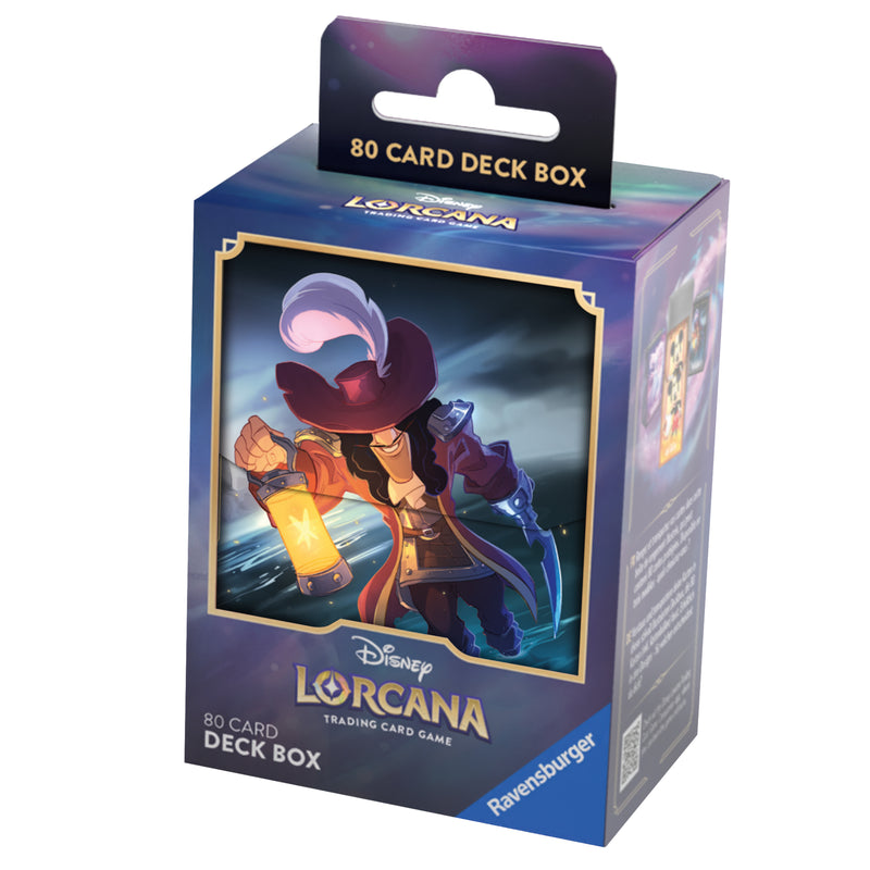 Captain Hook Deck Box - The First Chapter (Disney Lorcana - Ravensburger)