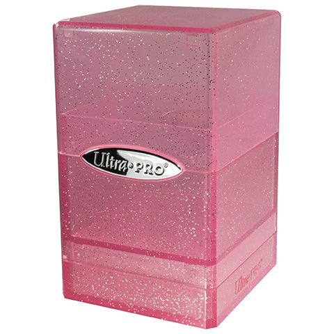 Glitter Pink - Satin Tower Deckbox (Ultra-Pro)