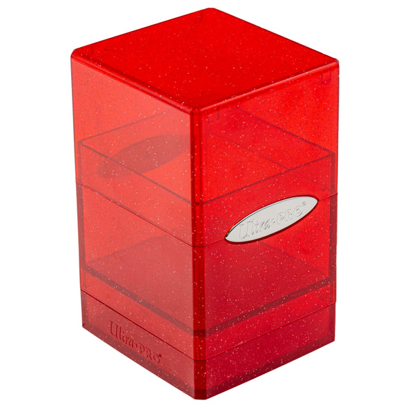 Glitter Red - Satin Tower Deckbox (Ultra-Pro)