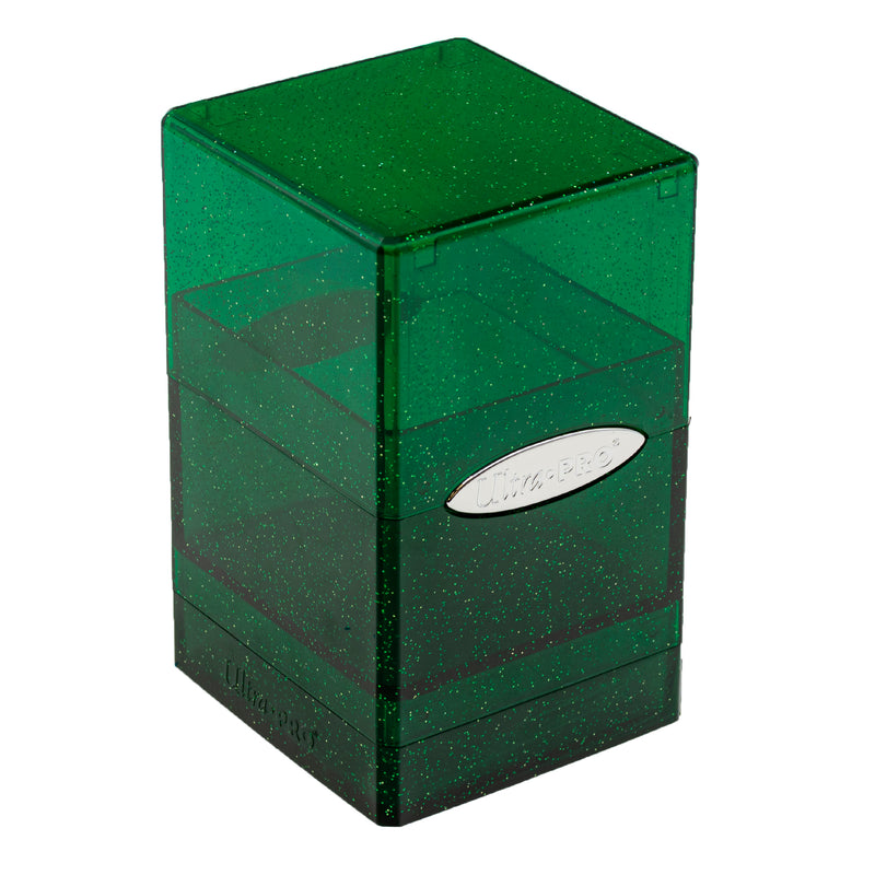 Glitter Green - Satin Tower Deckbox (Ultra-Pro)