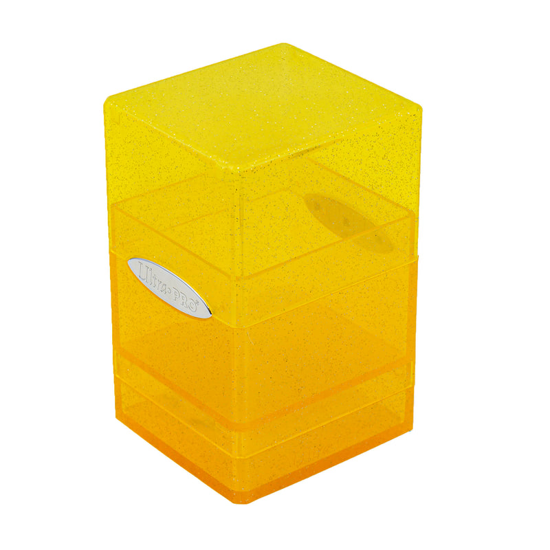 Glitter Yellow - Satin Tower Deckbox (Ultra-Pro)