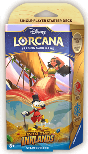 Starter Deck (Ruby & Sapphire) - Into the Inklands (Disney Lorcana - Ravensburger)