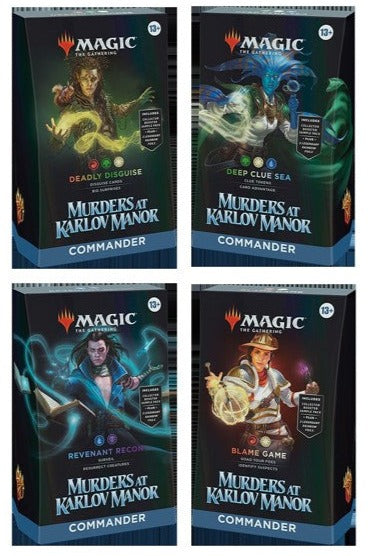 Commander Decks [Set of 4] - Murders at Karlov Manor (Magic: The Gathering)
