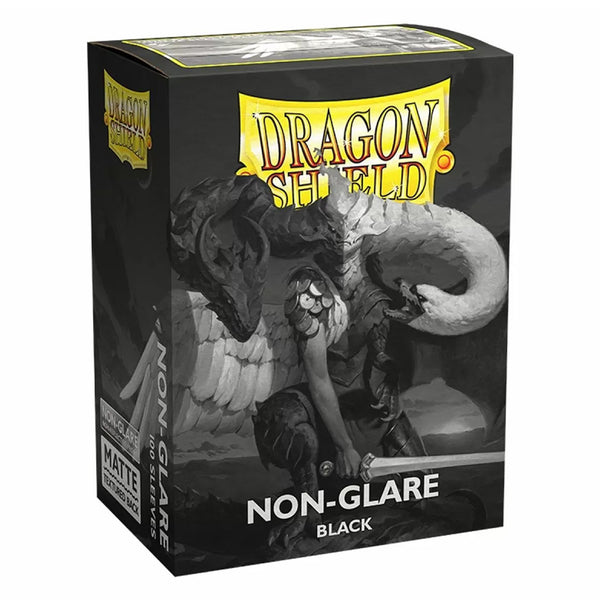 Non-Glare Black - Matte Card Sleeves (Dragon Shield)