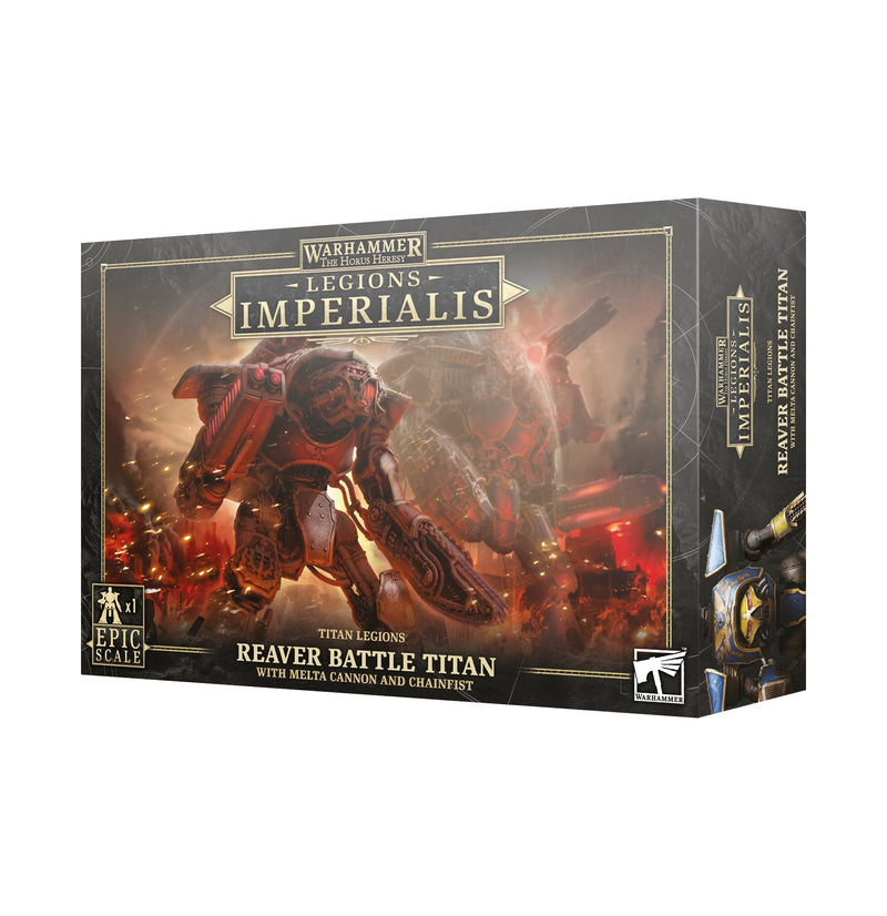 LEGIONS IMPERIALIS: REAVER BATTLE TITAN WITH MELTA CANNON AND CHAINFIST (Horus Heresy - Games Workshop)