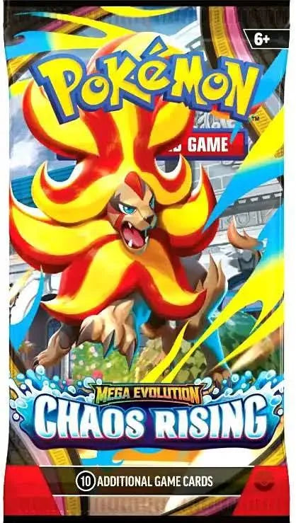 Chaos Rising Sleeved Booster Pack - ME04: Chaos Rising (CRI) MinMaxGames Chaos Rising Sleeved Booster Pack - ME04: Chaos Rising (CRI) MinMaxGames