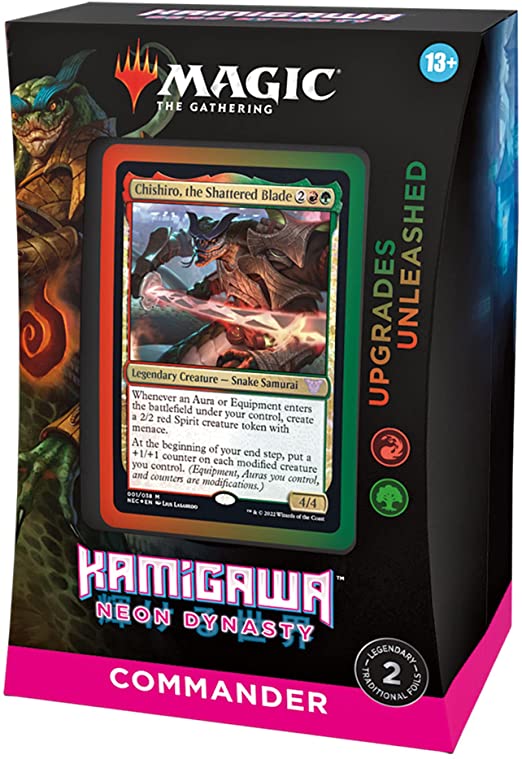 Upgrades Unleashed Commander Deck  - Kamigawa: Neon Dynasty (Magic: The Gathering)