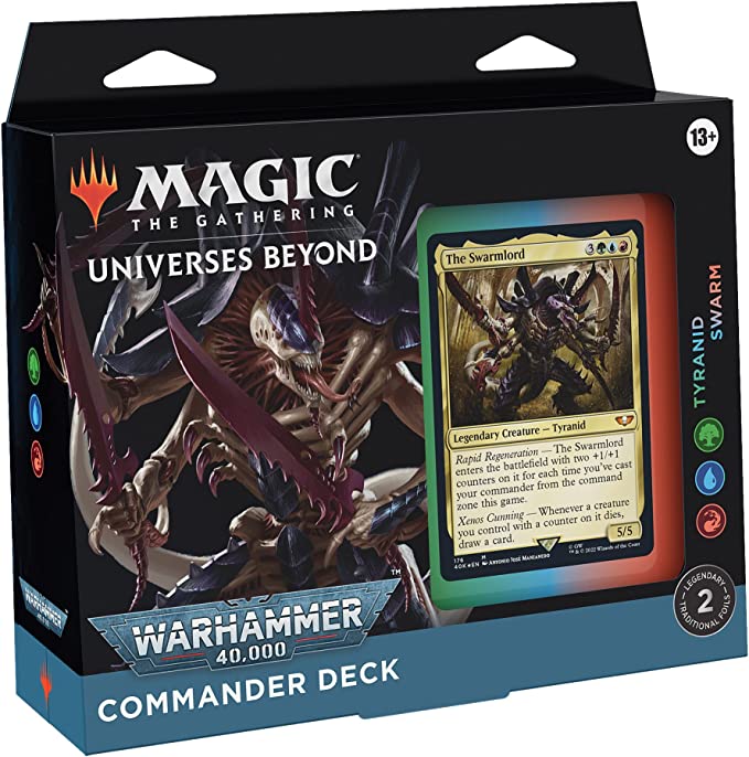 Universes Beyond: Warhammer 40,000 - Commander Deck Display [Set of 4] (Magic the Gathering)