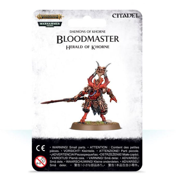 Daemons of Khorne: Bloodmaster, Herald of Khorne (Warhammer Age of Sigmar / 40,000 - Games Workshop)