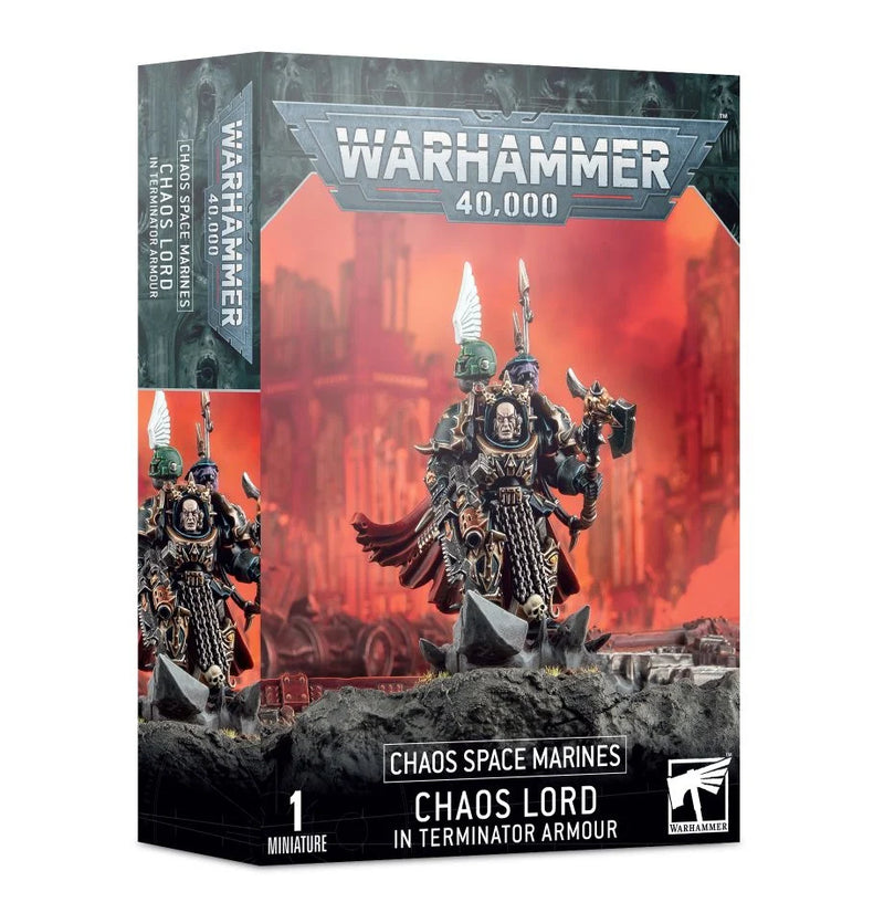 Chaos Space Marines: Chaos Lord In Terminator Armor (Warhammer 40,000 - Games Workshop)