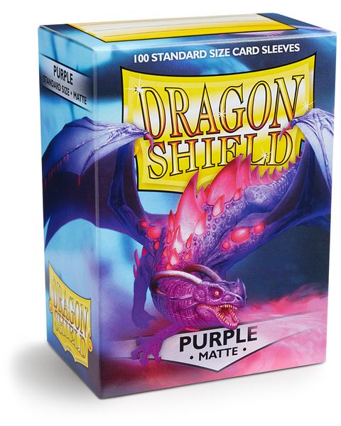 Purple- Matte Card Sleeves (Dragon Shield)