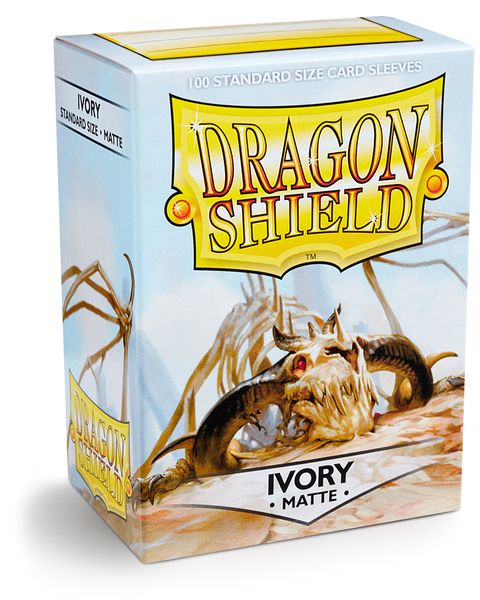 Ivory - Matte Card Sleeves (Dragon Shield)