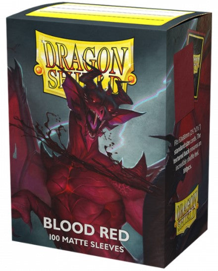 Blood Red - Matte Card Sleeves (Dragon Shield)