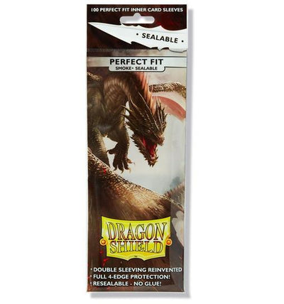 sealable card sleeves Dragon Shield Perfect Fit Sealable Sleeves