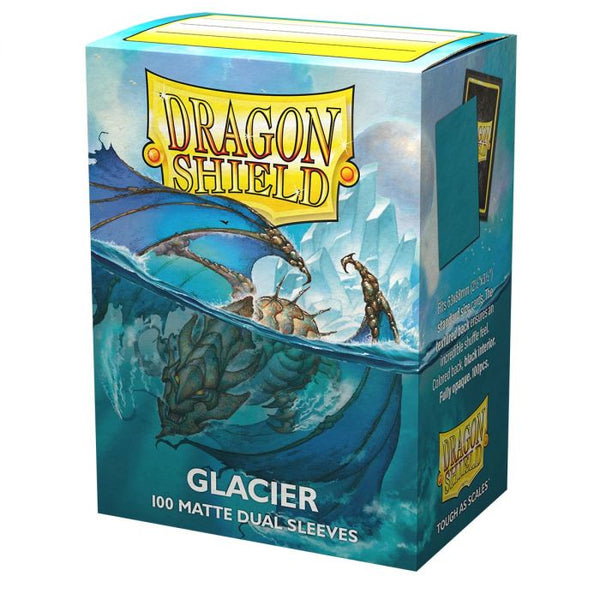 Glacier- Dual Matte Card Sleeves (Dragon Shield)