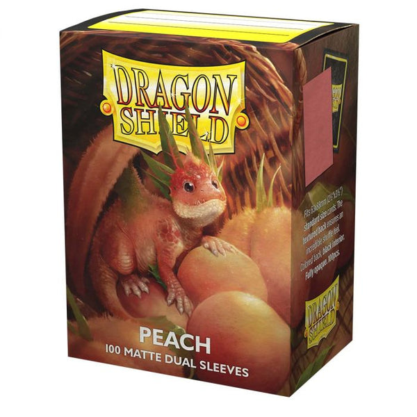Peach- Dual Matte Card Sleeves (Dragon Shield)