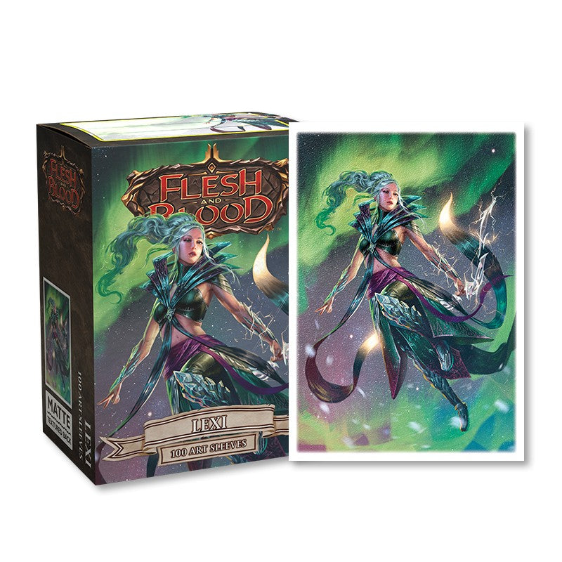 Flesh and Blood エニグマ Dragon Shield □Sleeves - Dragon Shield - Box 100 - Matte Art - Flesh and