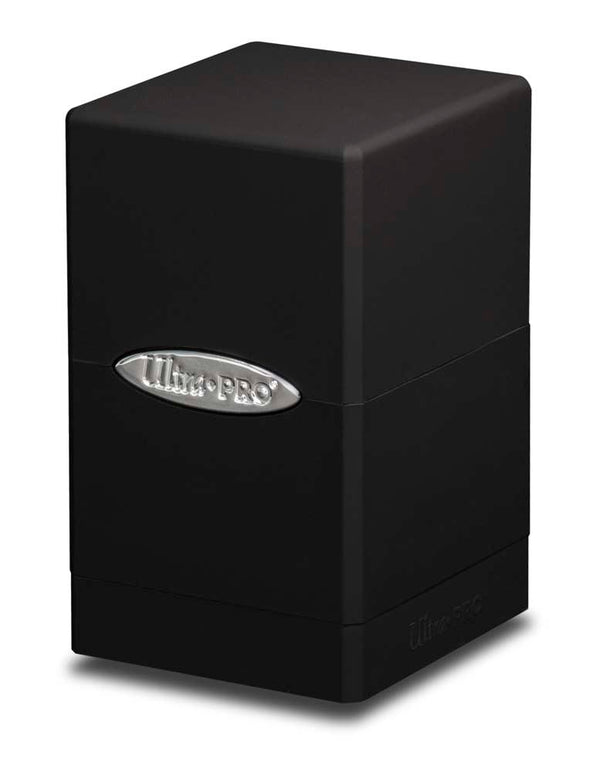 Black - Satin Tower Deckbox (Ultra Pro)