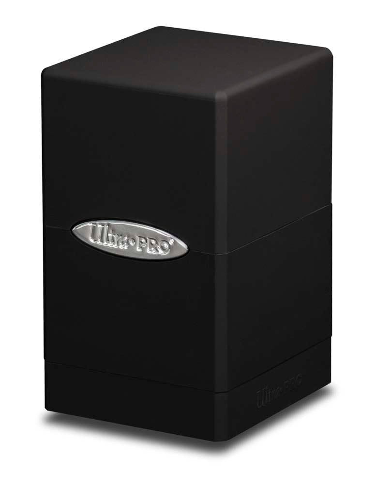 Black - Satin Tower Deckbox (Ultra Pro)