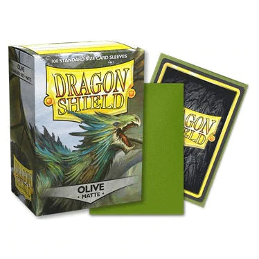 Olive - Matte Card Sleeves (Dragon Shield)