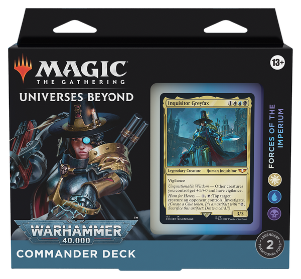 Universes Beyond: Warhammer 40,000 - Commander Deck Display [Set of 4] (Magic the Gathering)
