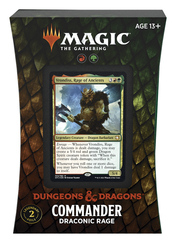 Draconic Rage - Adventures in the Forgotten Realms Commander Deck (Magic: The Gathering)
