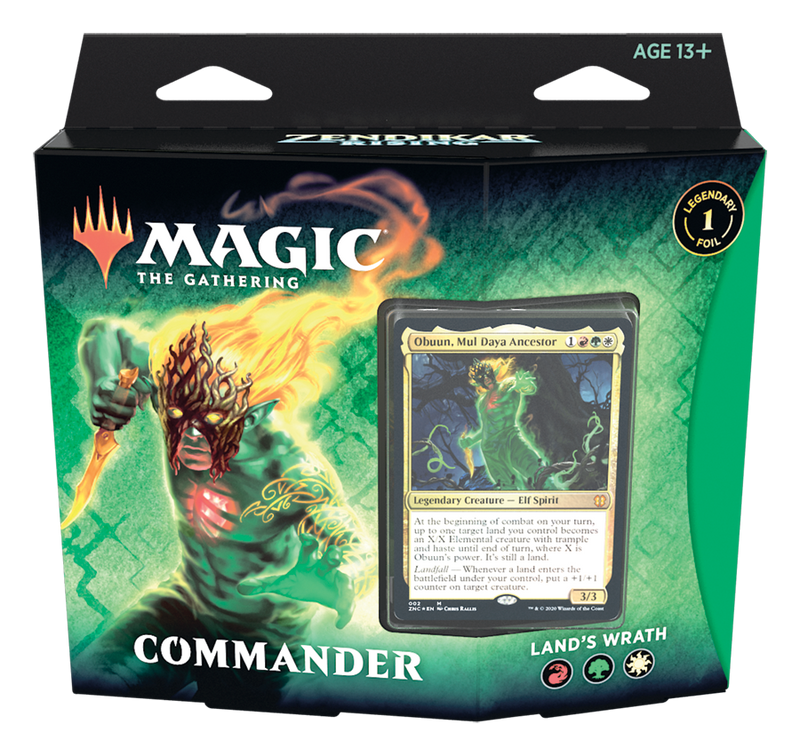 Land's Wrath  - Zendikar Rising Commander Deck (Magic: The Gathering)