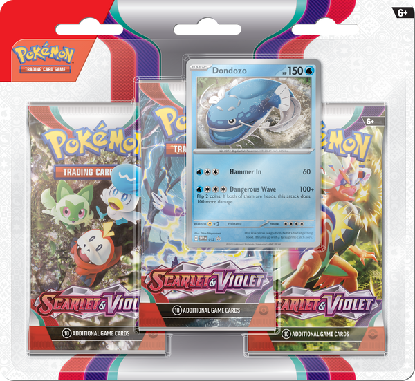 3 Pack Blister - Scarlet and Violet (Pokemon)