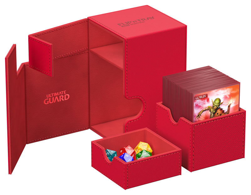 Monocolor Red - Flip N' Tray 100+ (Ultimate Guard)