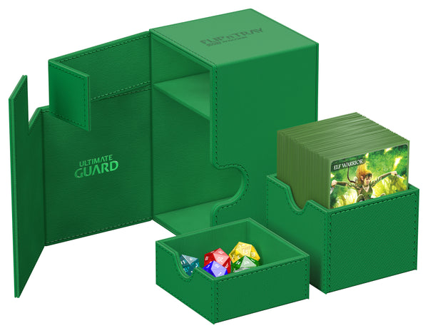 Monocolor Green - Flip N' Tray 100+ (Ultimate Guard)
