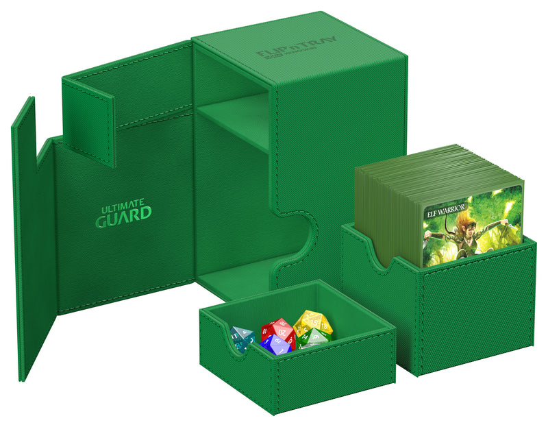 Monocolor Green - Flip N' Tray 100+ (Ultimate Guard)
