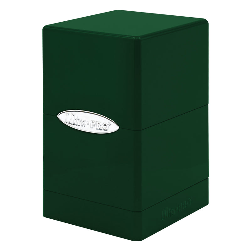 Emerald Green Gloss  - Satin Tower Deck Box (Ultra Pro)