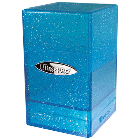Glitter Blue - Satin Tower Deckbox (Ultra-Pro)